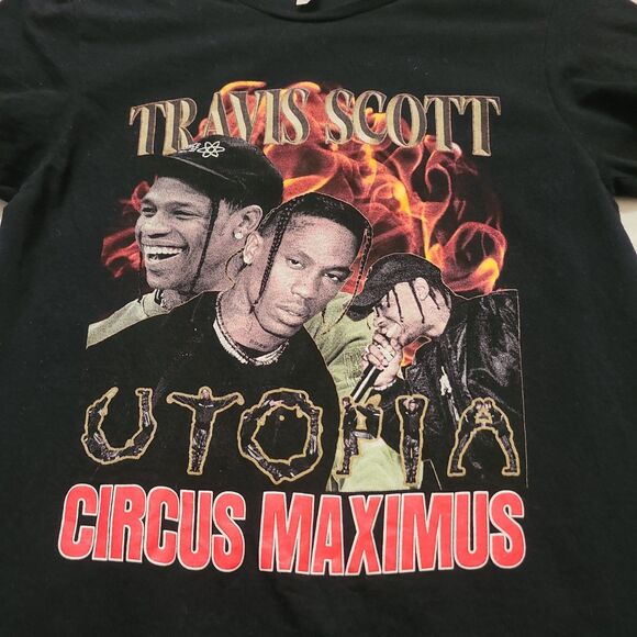 Travis Scott Utopia Tour  Parking Lot T Shirt Size Med - Picture 2 of 7